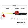 Kids Ice Fishing Rod Plastic Fishing Pole Portable Lightweight Fishing Poles With Fishing Line For Boys Girls 33cm / 12.99 In
