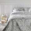 Bedspread 260 X 240 Cm + 2 Pillowcases 60 X 60 Cm "Marie" Atmosphera - Grey