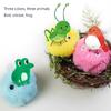 Cats Toy Electric Catnip Plush Ball Bird for Frog Cricket Chirping Kitten Cha