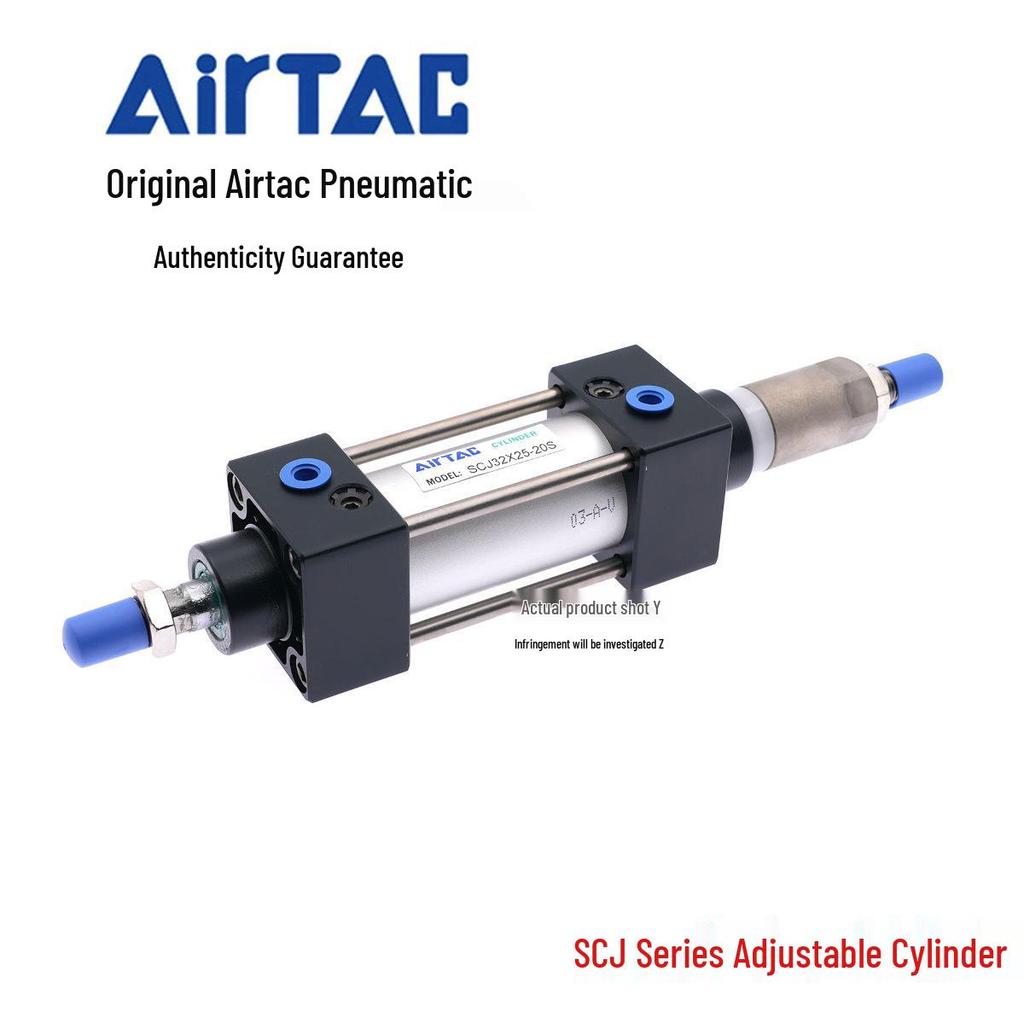 AirTAC SCJ Series Adjustable Cylinder SCJ32*25/30/40/50/60-10/20/30-S
