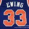 Embroidered New York Knicks Basketball Jersey 33 Ewing Mens Athletic Wear Fall Winter