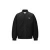 Reebok Solid Color Casual Versatile Jacket Unisex Jacket Black 24FRE201UGH0