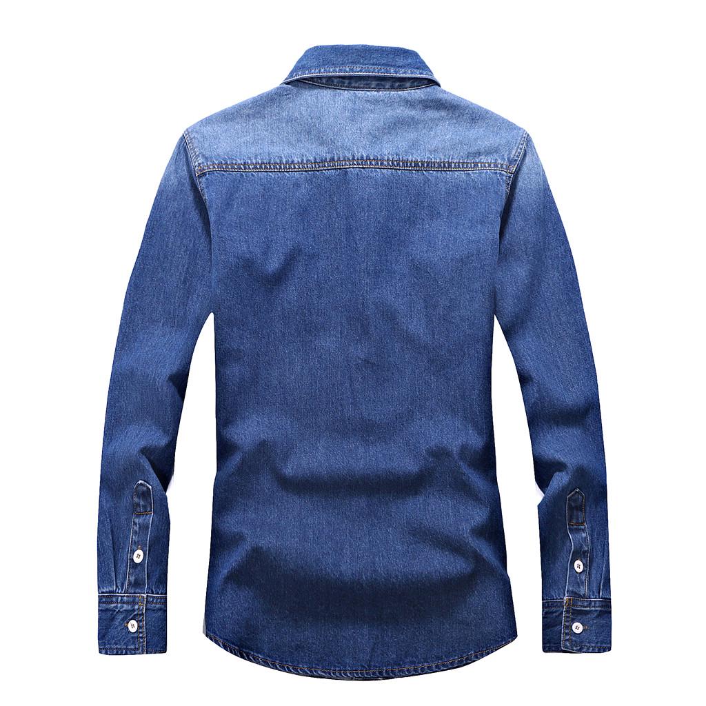 Мужская осенне-зимняя повседневная винтажная джинсовая куртка с эффектом потертости, пальто, верхняя блузка