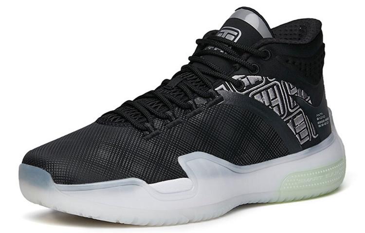 Men's Sneakers Anta Basketball Collection Cushioning Slip Resistant Abrasion Resistant Mid top Vintage
