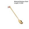 New Year 2021 Merry Christmas Stainless Steel Spoons Xmas Party Tableware Ornaments Christmas Decorations for Home Table Navidad Noel Gift AVE