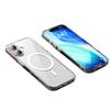 For iPhone 17 Case Compatible with MagSafe Precise Cutouts TPU+PC Clear Phone Back Cover