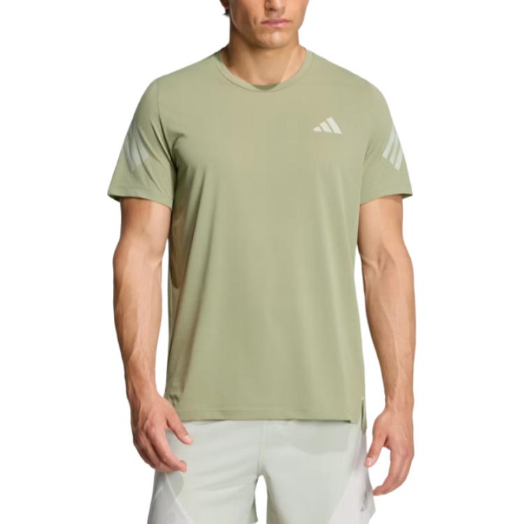 Adidas Climacool T Shirts Men's Tent Green Crew Neck HZ9567