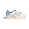Adidas Originals Superstar Comfortable Casual Durable Low-Top Kids Skate Shoes Kids Sneakers White Blue IF4320