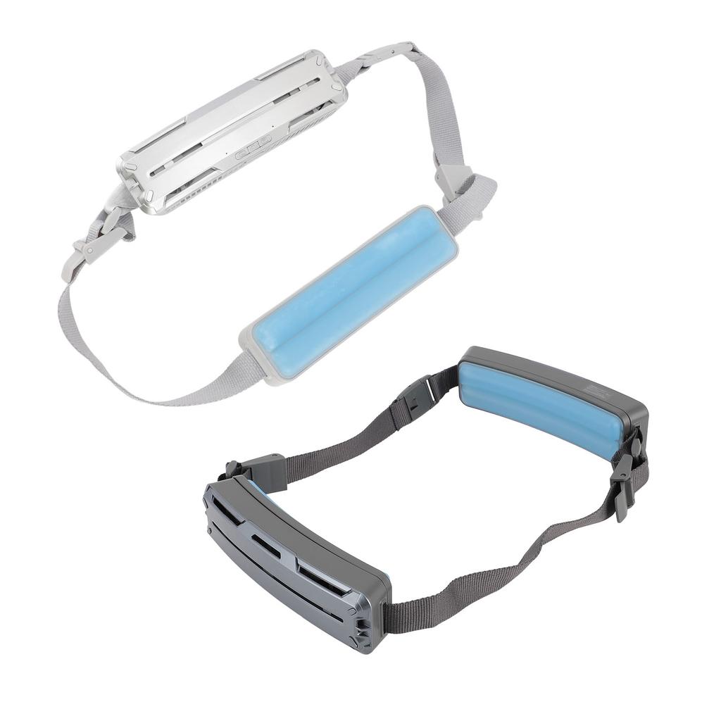 Носимый поясной вентилятор с двухсторонним охлаждением и регулируемым ремнем 6500 об/мин Hands Free перезаряжаемый для Trav