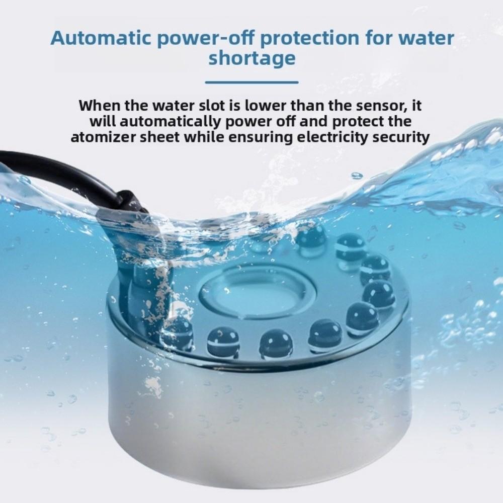 Трансформатор 24 В Ультразвуковой туманообразователь Цветной свет Распылитель Высокое качество Водяной насос для бонсай Садоводство