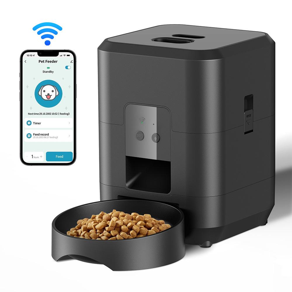 Petavista Автоматическая кормушка для кошек Умная WiFi кормушка для домашних животных Диспенсер для сухого корма Автоматическая кормушка для кошек и собак Аксессуары