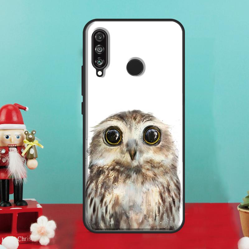 Owl Watercolor Animal For Huawei Nova 12i 12s 11i 5T Y90 Y70 Y60 Y61 Y91 Y72 9 10 SE P60 Pro P20 P30 P40 Lite Case