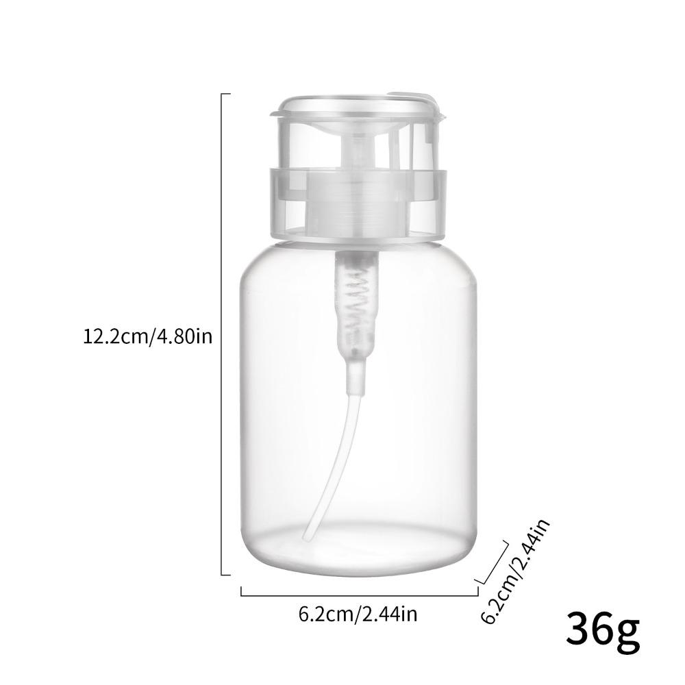 Пластиковый флакон для ногтей, непроливающийся, пустой, с помповым дозатором, многоразовый контейнер, инструменты для маникюра