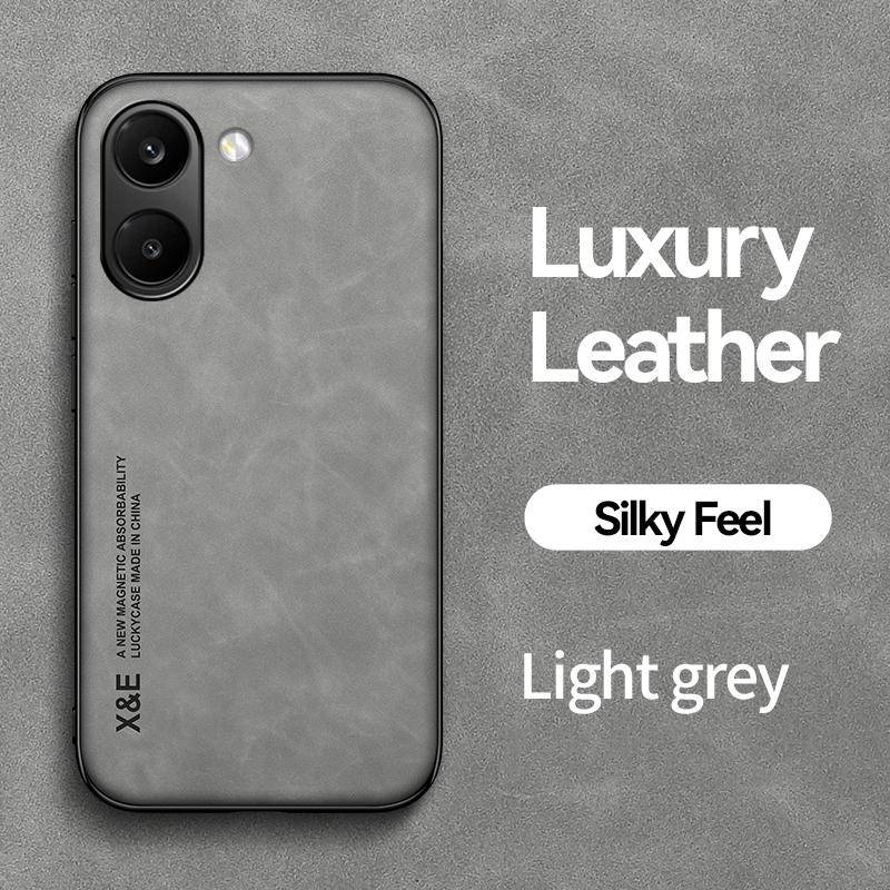 KEYSION Роскошный ретро чехол из ПУ-кожи для телефона Xiaomi POCO X8 Pro/Max - Ударопрочный и шелковистый на ощупь