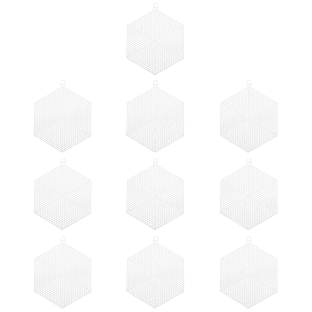 18Pcs White Plastic Mesh Sheets Embroidery Grid DIY Yarn Craft Canvas for Cross Stitch Knitting Projects Plastic Mesh Sheets