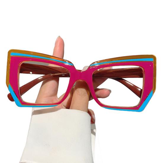 Очки с блокировкой синего света для мужчин и женщин, квадратные очки с большой оправой, очки для компьютера, монитора, игр, чтения, против усталости