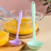 Long Handle Silicone Soup Spoon Large Ramen Noodles Tablespoons Pot Porridge Ladle Scoop Kawaii Japanese Kitchen Utensils