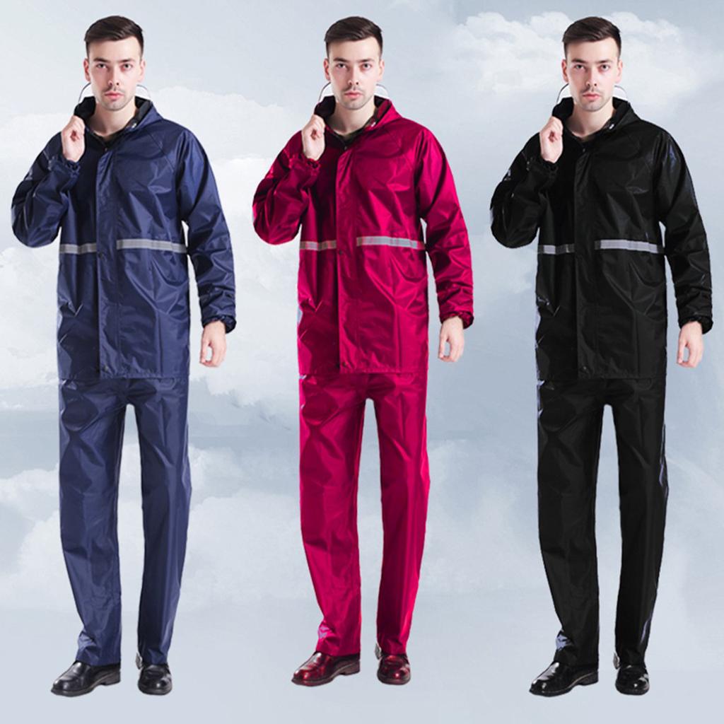 Breathable Outdoor Travel Raincoat Suit Impermeable Women/Men Hooded Rainwear