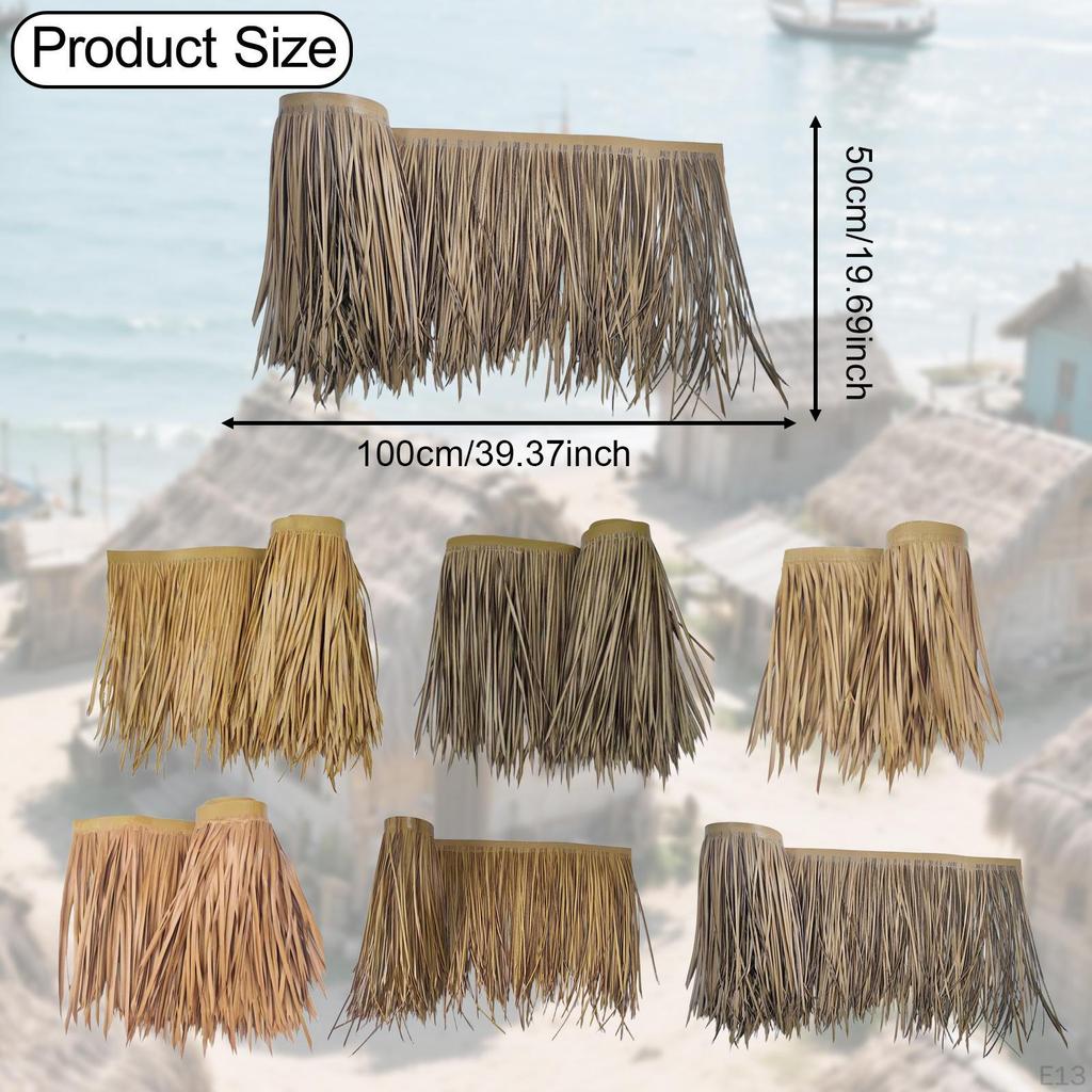 Artificial Palm Roof Accessories, Realistic Bar Grass, Grass Base Roof, Roll for