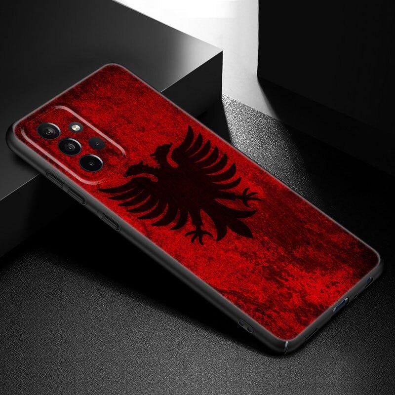 Чехол для телефона с символом флага Албании для Samsung Galaxy A21 A30 A50 A52 S A13 A22 A32 A33 A53 A73 5G A11 A12 A31 A51 A70 A71 A72