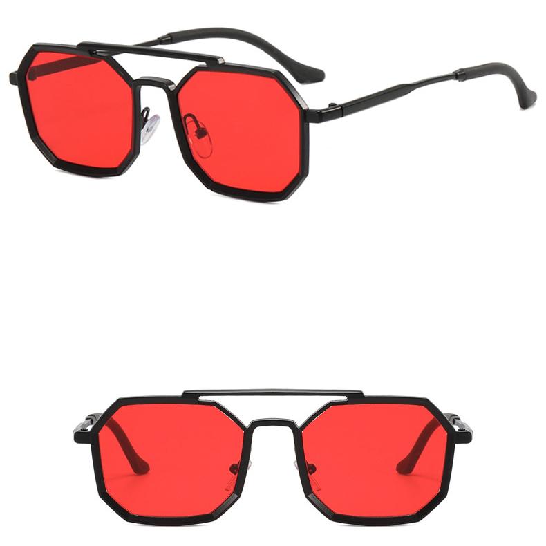 Мужские солнцезащитные очки, защита от солнца, защита от ультрафиолета, модные солнцезащитные очки в металлической упаковке в стиле панк-хип-хоп, женщины за рулем, путешествия, очки для поездок на работу