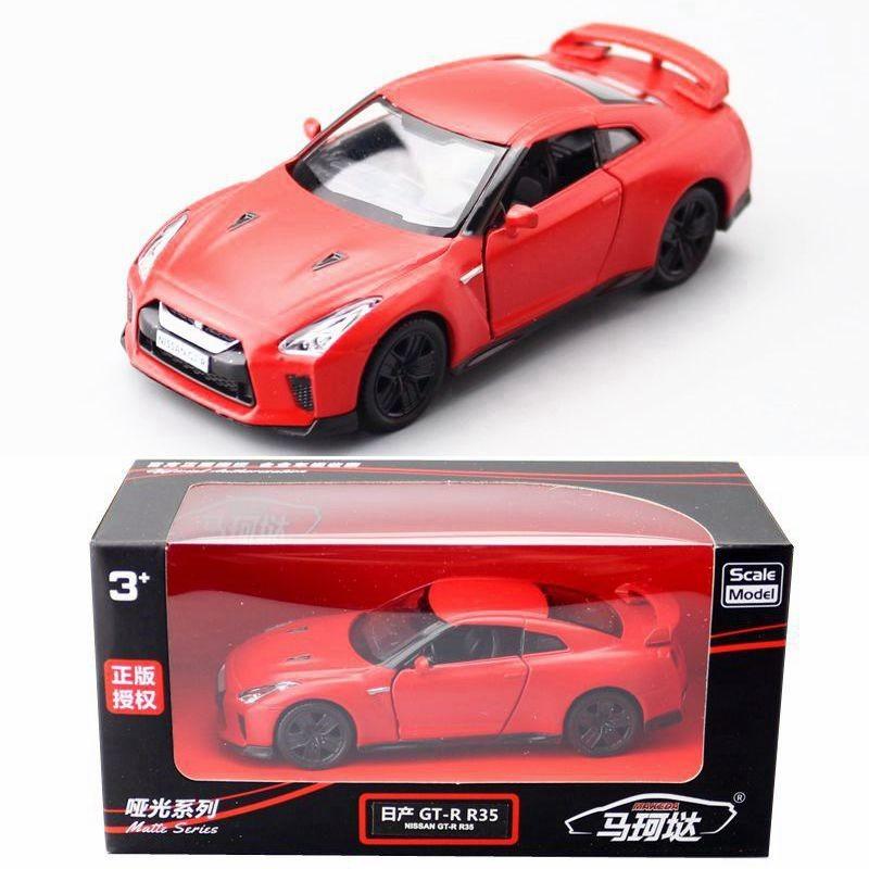 Alloy Gtr Simulation Sports Car Model Kid Toy For Collection And Display