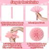 22pcs Valentines Day Party Decorations – Red Pink Paper Fans, Honeycomb Hanging, Tissue Pom Poms Kit for Classroom, Office, Birthday, Galentines
