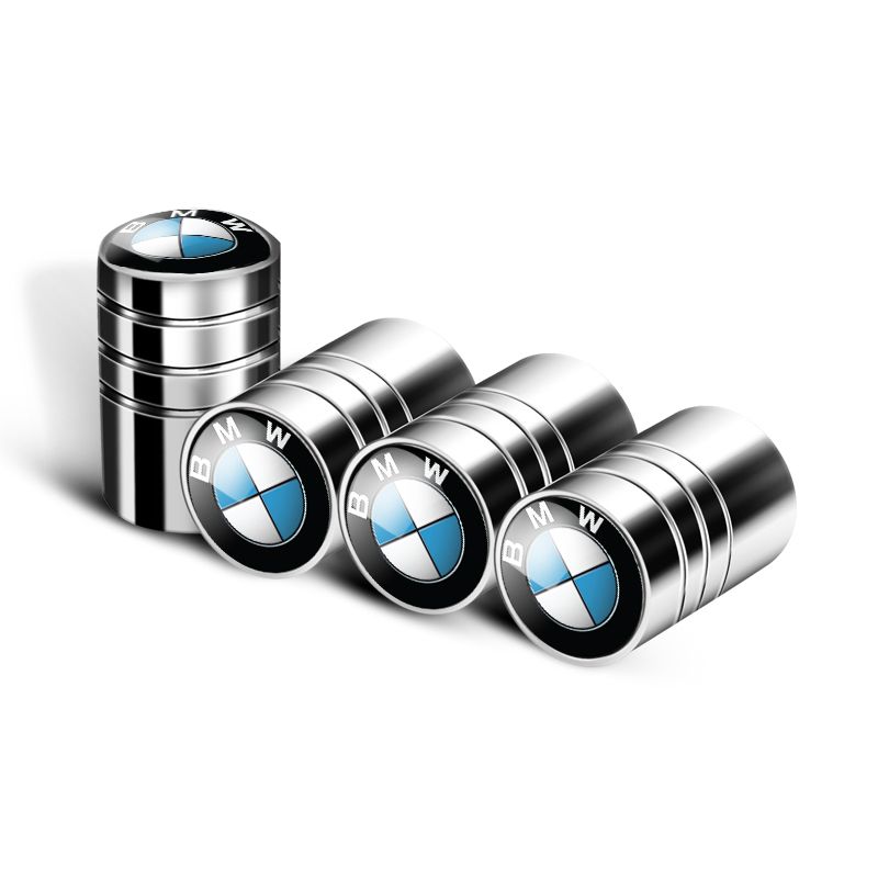 DECW8 4Pcs 3D Metal Wheel Tire Valve Caps dust-proof Cover Car keychain For BMW M X1 X2 X3 X4 X5 X6 X7 G20 G30 6GT E46 E39 E90 E60 F10