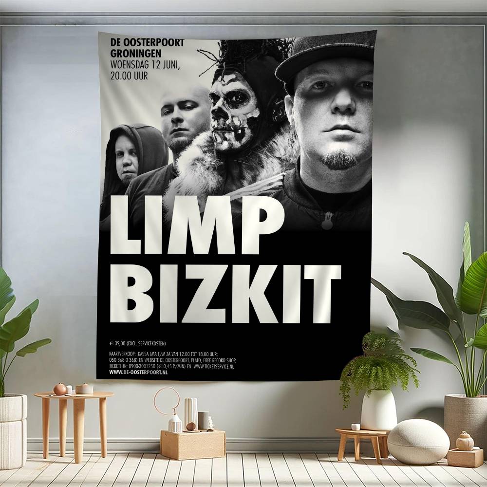LLimp Band Bizkit Мультяшный Гобелен Искусство Научная Фантастика Комната Домашний Декор Настенное Полотно Листы