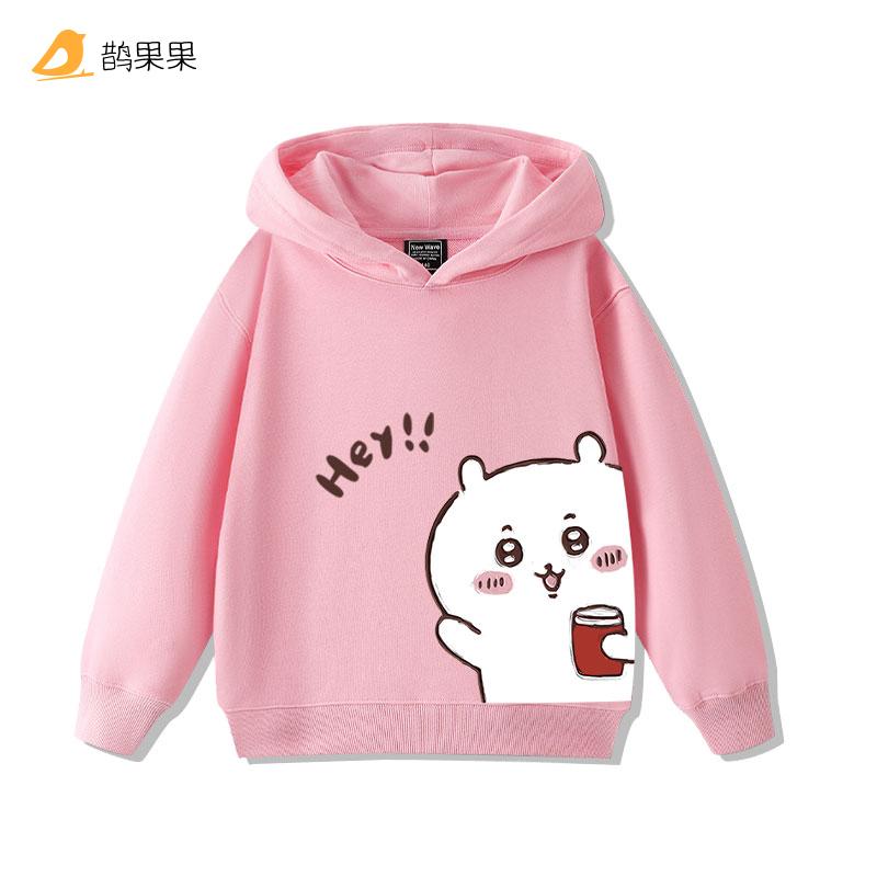 Мультяшный милый принт Чиикава, модная теплая детская толстовка с капюшоном, на осень и зиму, повседневная универсальная худи для мальчиков и девочек