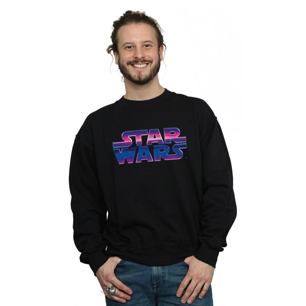 Star Wars Mens Neon Logo Sweatshirt