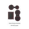 For Porsche Macan 2014-2024 Make of Alcantara Auto Cup Holder Coaster Pad Storage Box Mat Tuning Decor Car Interior Accessories