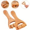 1Pc Wooden Massage Roller That Is Easy To Carry, Comes with a Storage Bag - Versatile Hardwood Body Roller Designed for Deep Tissue Therapy