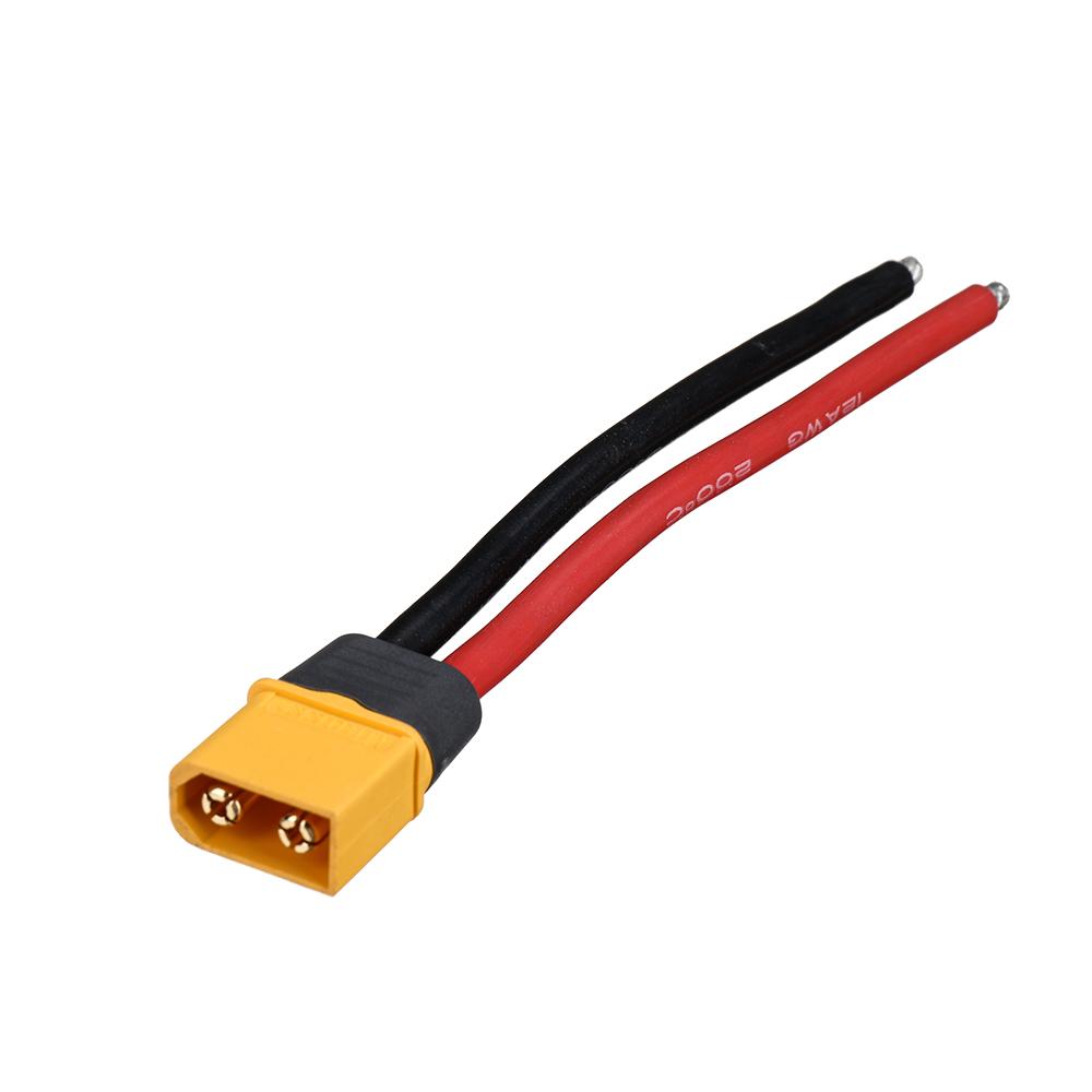 10/20/30 см Разъем-вилка XT60 (папа/мама) Силовой силиконовый кабель 12AWG