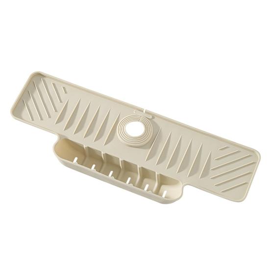 Силиконовый брызгозащитный коврик для крана, дренажный коврик для раковины, водоуловитель, лоток для сушки, держатель губки для посуды, кухонный органайзер, гаджеты