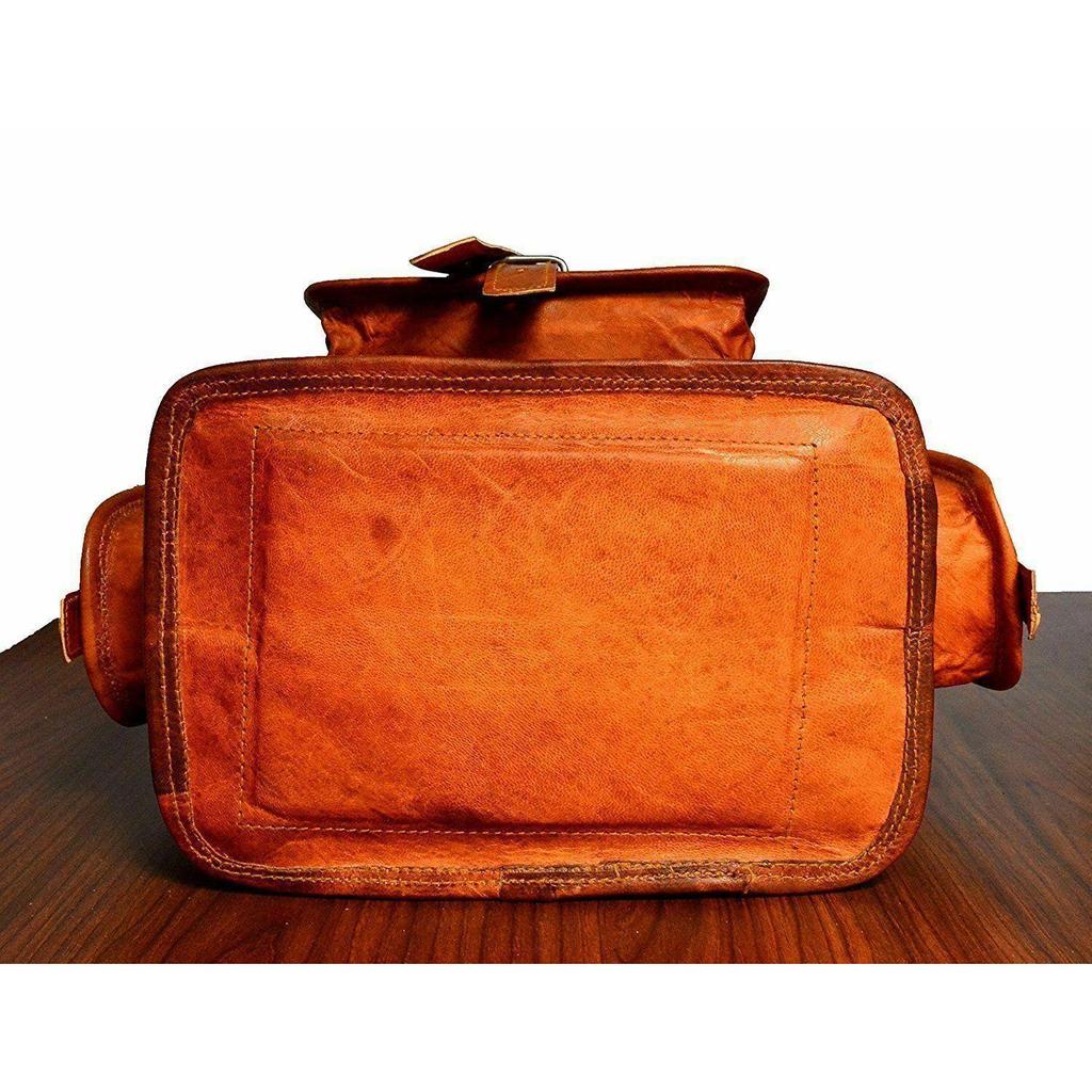 Подлинный винтажный рюкзак ручной работы из 100% кожи, дорожная сумка для женщин