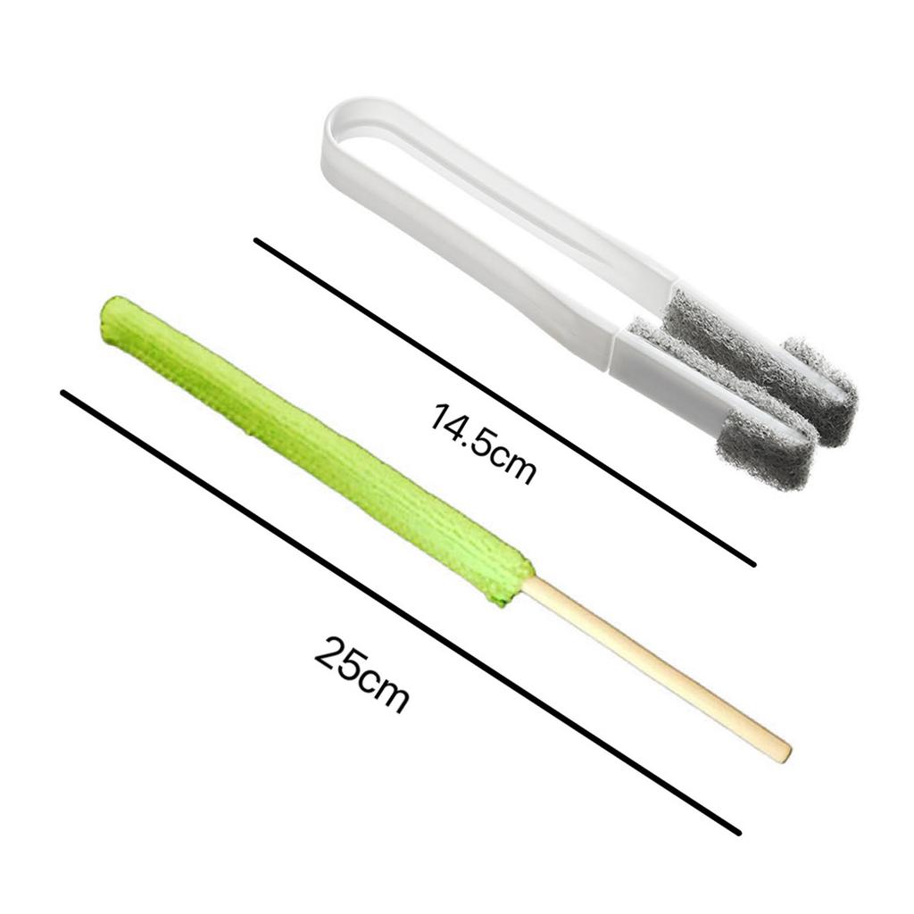 1 комплект щеток для чистки кондиционера вентиляционного отверстия автомобиля, чистящая салфетка для клавиатуры, очиститель жалюзи на окнах