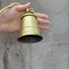 Christmas Brass Bell Hanging Decoration Rustic Vintage Cluster Cow Bell On Rope Living Room Bedroom Wall Hanging Decorative Jingle Bell
