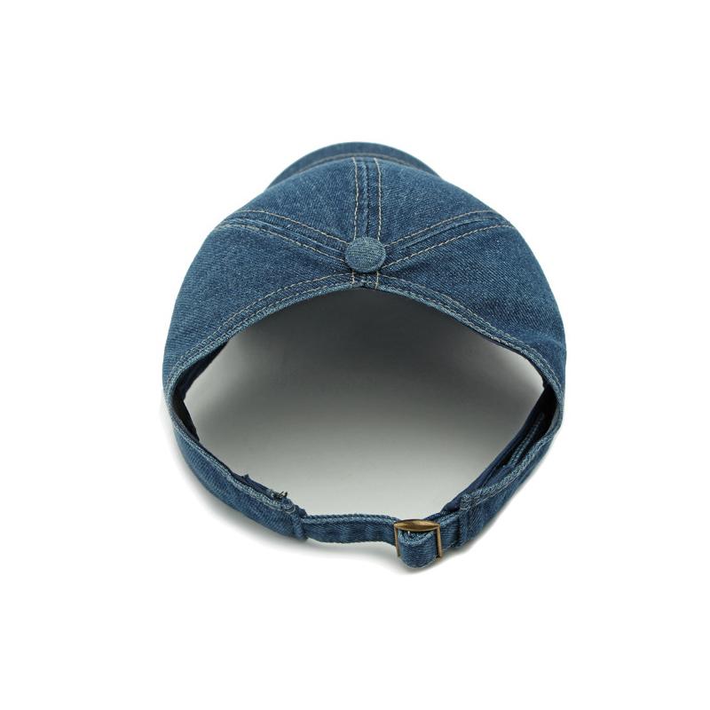 Весна Осень Женская Солнцезащитная Шляпа Хвост Панама Джинсовая Бейсболка