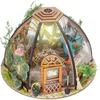 DIY Miniature House Kit for Adults To Build DIY Craft House Model Kit with Furniture and Tools Make Your Own Creative Gift (Star Flower House)