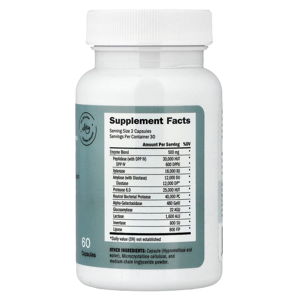 Houston Enzymes ТриЭнза Капсулы с ферментами при непереносимости, 60 шт.