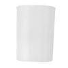 Desk Pen Holders Plastic Frosted White Smooth Edges Small Pen Cup for Pens Pencils Eraser White