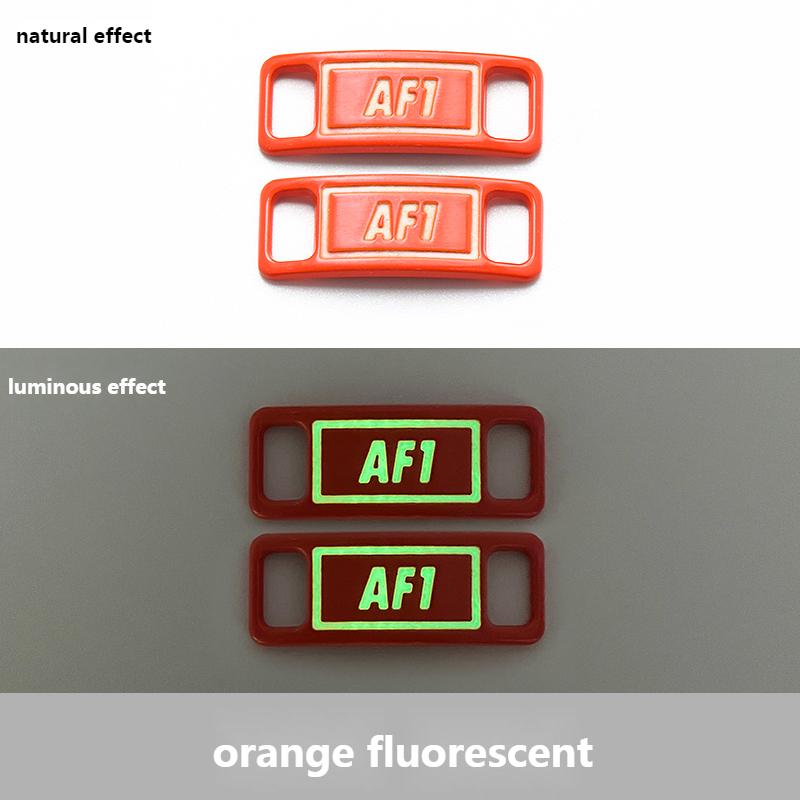 № 8, 2 шт., шнурки с флуоресцентной пряжкой для обуви, светящиеся шнурки для кроссовок AF1, аксессуары для обуви, декоративные шнурки