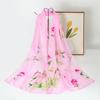 Spring Scarf Women's Chiffon Printed Thin Silk Scarf Shawl Dual-use Gift Women's Scarf Headband