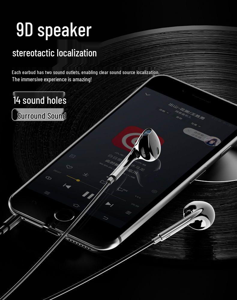 Wired In-Ear Computer Headphones with Microphone and 2-3 Meter Extension Cable, Dual Plug for Live Monitoring.