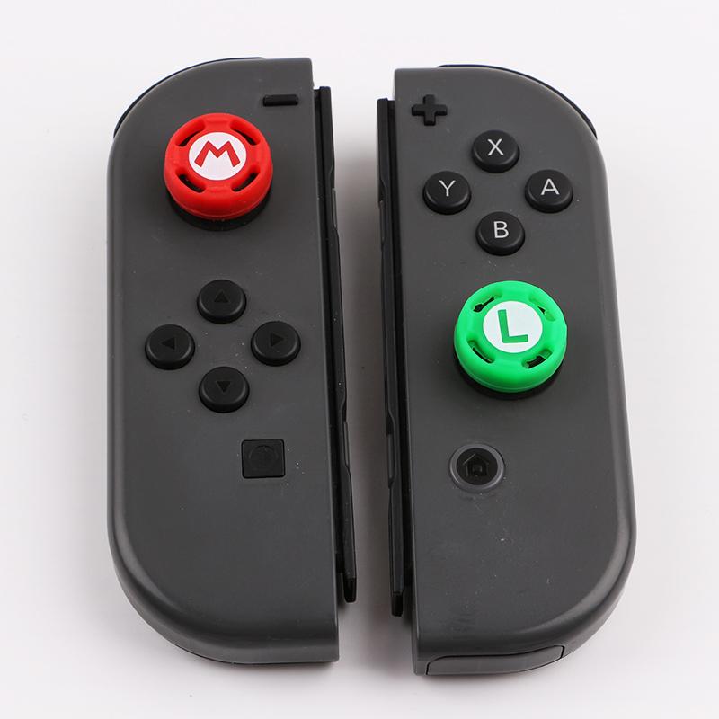 4 шт. силиконовые накладки на аналоговые джойстики для Nintendo Switch JoyCon Controller, накладки на джойстики для Switch Lite, аксессуары