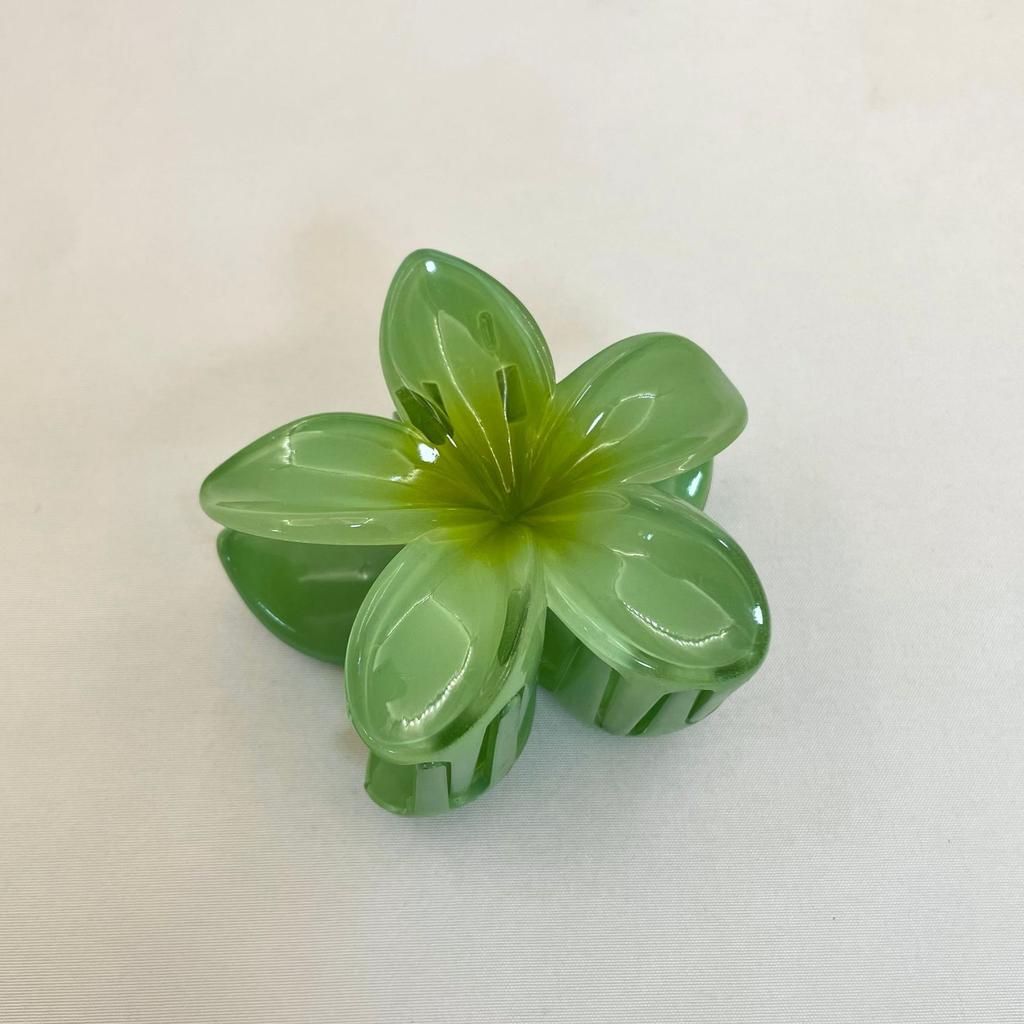 Искусственный фиолетовый цветок лотоса конфетного цвета заколка для волос прозрачный цветок яйца заколка для ванны аксессуары для волос женский захват