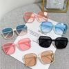 Glasses Women'S Trendy Rice Order Large Square High-End Feeling Face Small Sunglasses Uv-Proof Sunglasses