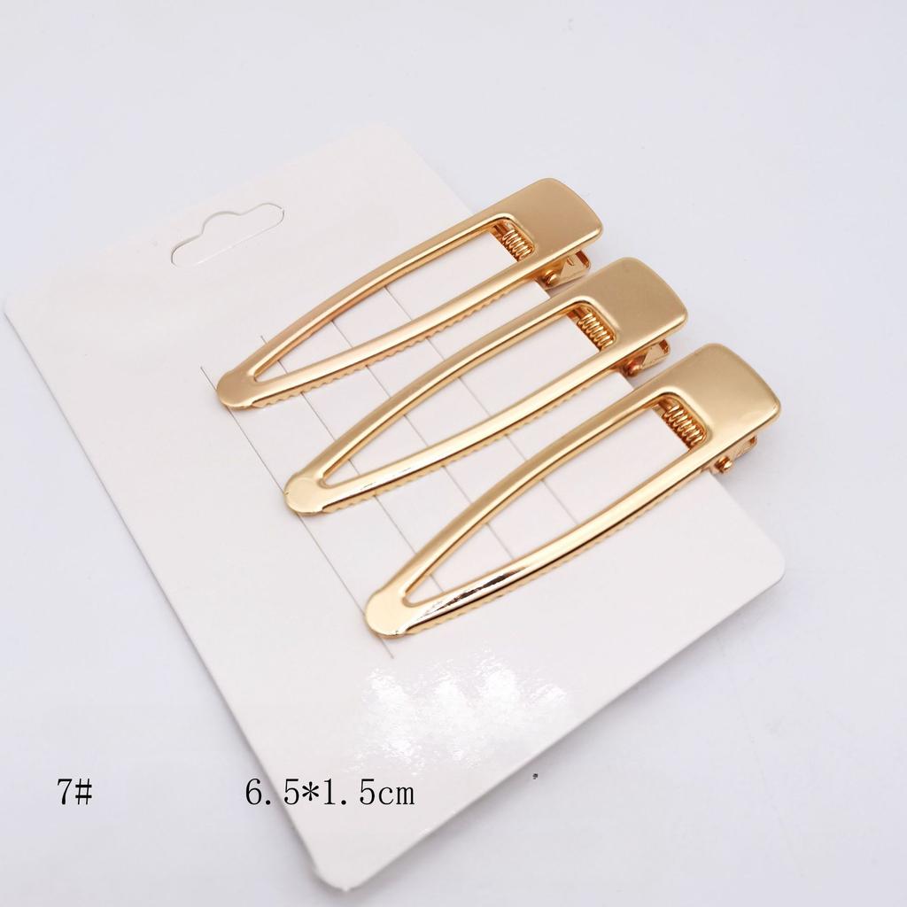 3 Pcs/ Set Geometric Bangs Clips Korean Fashion Hairpins Side Hairgrips Women Girls Hair Accessories Hair Jewelry