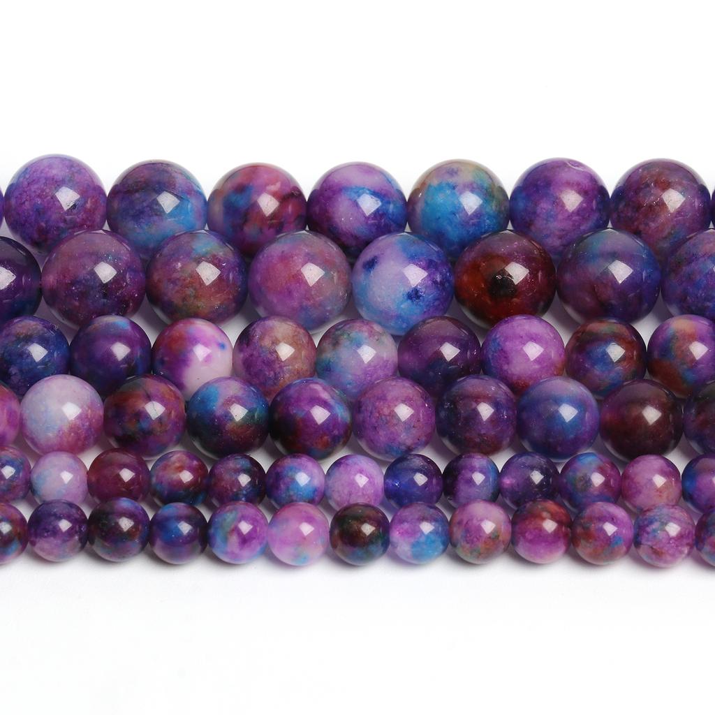 Natural Sugilite Stone Beads Round Loose Spacer Beads for Jewelry Making Diy Bracelet Necklace Accessories Wholesale 6-10mm